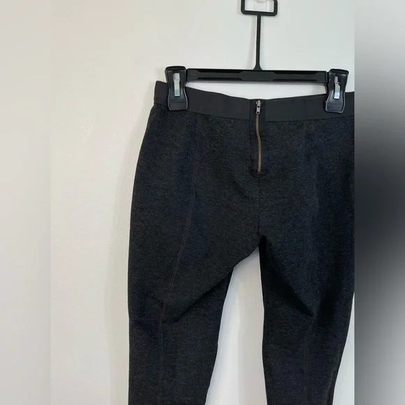 J. Crew Pixie Pant Ponte Knit Seam Stretch Tapered Legging Charcoal Gray 4R - Picture 11 of 16